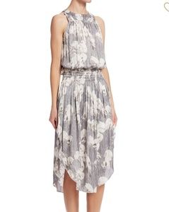 Halston Heritage Sleeveless Ruched Maxi size XS